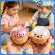 Glitter Dumpling Squishy Glitter Bao Bun Squeeze Toy Soft Anxiety Relief Gift