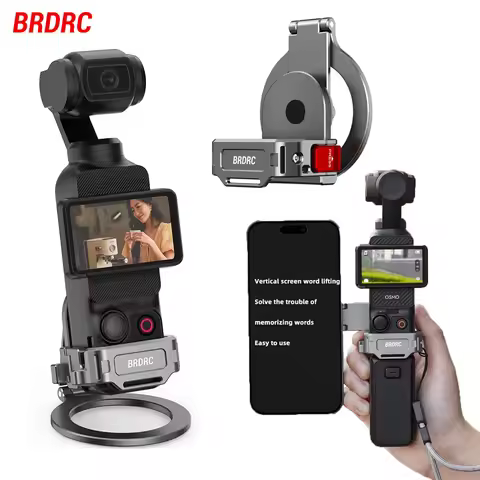 BRDRC Magnetic Adapter For DJI Pocket 3 Teleprompter Mount Base Camera Live Streaming Bracket Expans