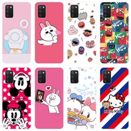 Samsung Galaxy A02s Case Silicone TPU Back Cover Samsung Galaxy A02s GalaxyA02s Cartoon Soft Phone C