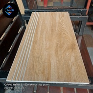 GRANIT ANAK TANGGA 30X60 MOTIP KAYU SKINWOOD ATENA