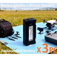 2600mAh Rechargeable Drone Battery 3.7V - Compatible with E88/E88 Pro/E99/K6/K10