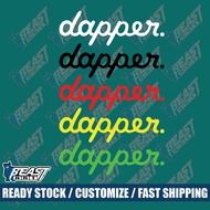 DAPPER CAR STICKER / STICKER KERETA