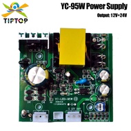TIPTOP แหล่งพลังงานไฟไฟแอลอีดี4IN1ขนาดเล็ก7X10w YC-LED-95W 24V + 12V เอาต์พุตบาร์ดีเจคาราโอเกะคลับงานแต่งงานคริสต์มาส