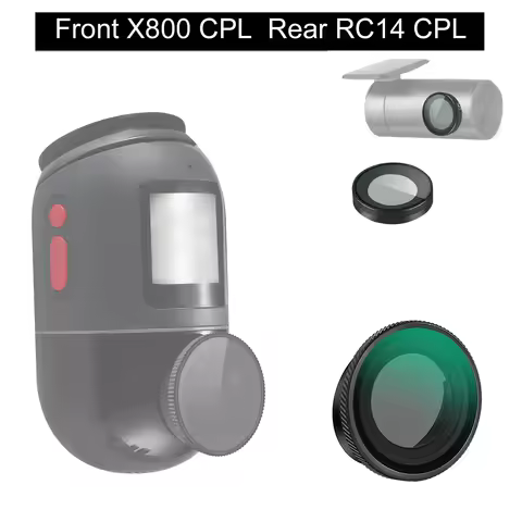 for 70mai Dash Cam 4K Omni X800 CPL Filter Reduce Glare Reflection Enhance Contrast for 70mai Rear C