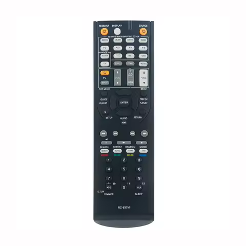 RC-837M Replace Remote Control for Onkyo AV Receiver TX-NR414 HT-S6500 RC-834M HT-R494 HT-S5800 HT-S