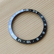 Black Watch Ceramic Bezel Insert For Longines Admiral GMT L3.669.4 42mm Watch