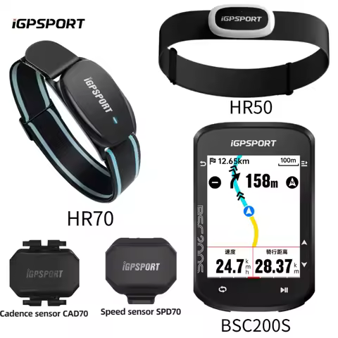 CAD70 SPD70 cadence HR50 HR70 heart rate monitor iGPSPORT BSC200S Bicycle Computer Outdoor Riding Od