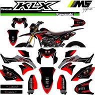 Decal Sticker Striping Variasi Fullbody KLX DTRACKER 150 2016-2022 - Decal DTRACKER New - Decal DTRA
