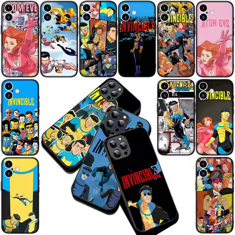 Atoms I-Invincibles Eves Superhero Cover for Xiaomi Redmi Note 14 13 Pro Plus ProPlus 14C A3 Pro+ 14