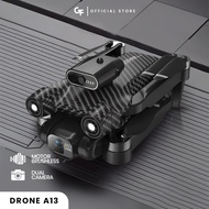Drone A13 Dual Camera Brushless Motor Optical Avoidance Sensor 360 Derajat rotation Remote Control Jarak Jauh Import - Goodfellas