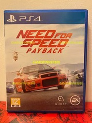 （中古二手）PS4遊戲 極品飛車 復仇 極速快感 血債血償 Need for Speed Payback 港版中英文版