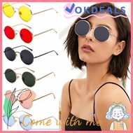 OKDEALS Steampunk Sunglasses Men and Women UV Protection Circle Glasses Circle Glasses