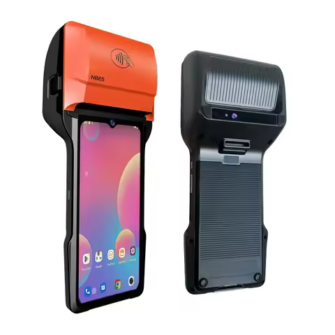 6.5 Inch All in One Android 14 GMS NFC Reader Thermal Printer Noryox NB55 NB65 Mobile Pos Terminal W