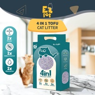 【1st Launched】🐱 EzPet 💯【4IN1】Tofu Cat Litter Pasir Kucing Toufu Cat Litter Toilet Kucing Tou fu 2.3k