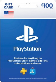 บัตร PlayStation Network PSN Gift Card $100 (for US Account)
