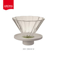 Hario ดริปเปอร์ ชา 02 HARIO(303) CHA CHA Dripper Bouquet / CDB-02-W