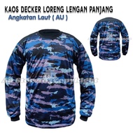 AURI Long Sleeve Striped T-Shirt - Army Striped T-Shirt