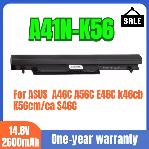 A41N-K56 ASUS laptop battery for ASUS A46C A56C E46C k46cb K56cm/ca S46C high quality battery 14.8V