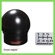 MONSTER SPORT Monster Shift Knob C Type M12×P1.25 Spherical Black φ=47mm h=51.5mm Swift Sport[ZC33S]