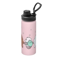 We Bare Bears Sports insulated kettle 18OZ travel kettle，530ml stainless steel