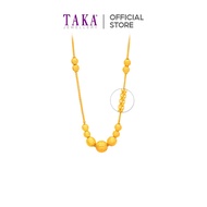 TAKA Jewellery 916 Gold Necklace Beads