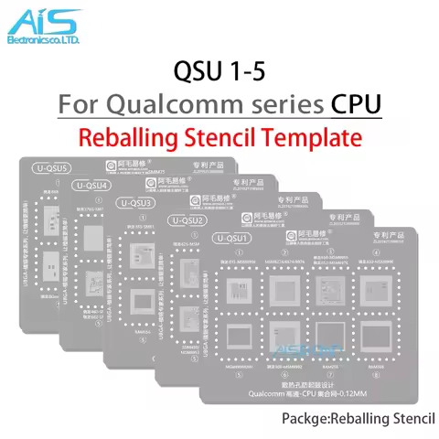 U-QSU1-6 BGA Reballing Stencil For Qualcomm series CPU SM8350 SM8250 SM8475 SM7325 SM7125 SM7350 SM8