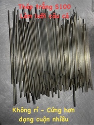 0.5kg - Thép trắng không rỉ S100 làm lưỡi câu cá cứng hơn dạng cuộn nhiều chặt thẳng nhiều kích