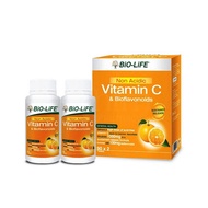 BiO-LiFE Non Acidic Vitamin C &amp; Bioflavonoids 90's x 2 (Biolife)