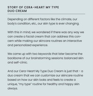 AXIS-Y Kem Đôi Cera-Heart My Type 60Ml