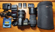 Nikon D7200 body + Tokina 12-24 F4 + Sigma 70-300 + Nikon SB-600 Flash + accessories