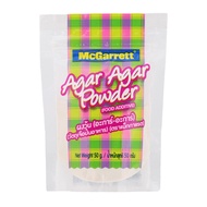 🌈 ห้ามพลาด‼ Mcgarrett Agar Agar Powder 50g. ⏰ แม็กกาแรตผงวุ้นอะการ์อะการ์ 50กรัม