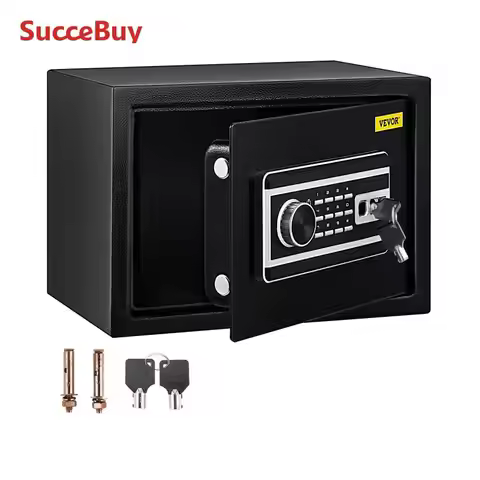 VEVOR Fingerprint Locks Safe Deposit Box 0.8/1.7/2.1 Cubic Feet Digital Electronic Secret Hidden Pig
