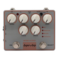Mosky SUPER AMP 4 AMP IN ONE Amplifier Box,Amp Simulation Guitar Pedal with Drive Voice Control