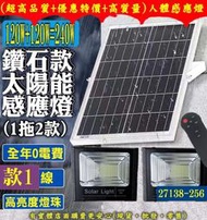 興雲網購【240W/400W太陽能感應燈1托2款+太陽能板】智能光控防水 光控感應燈 智能太陽燈 太陽能照明燈