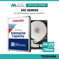 TOSHIBA INT HDD 3.5" MG SERIES ENTERPRISE HARD DRIVE HARD DISK (7,200RPM) HARDDISK - 4TB / 8TB / 10T