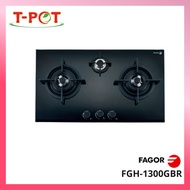 FAGOR 3 BURNER GLASS GAS HOB - FGH-1300GBR