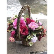 Water hyacinth flower basket flower basket flower basket/ hand flower basket