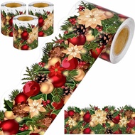 Christmas Holiday Decoration Border Stickers Handmade Decoration Stickers