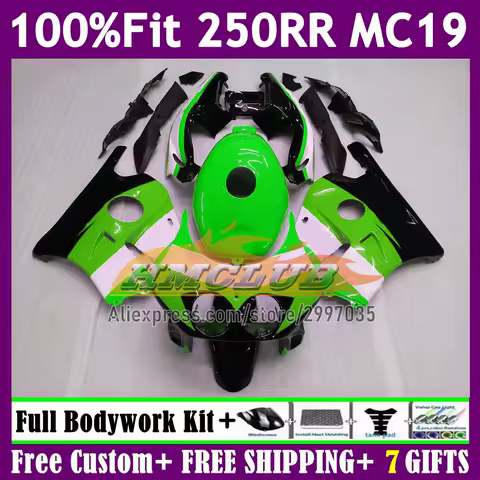 OEM Fairings For HONDA CBR250RR CBR 250 RR CC MC19 green repsol 36No.191 CBR250 RR 1988 1989 CBR 250