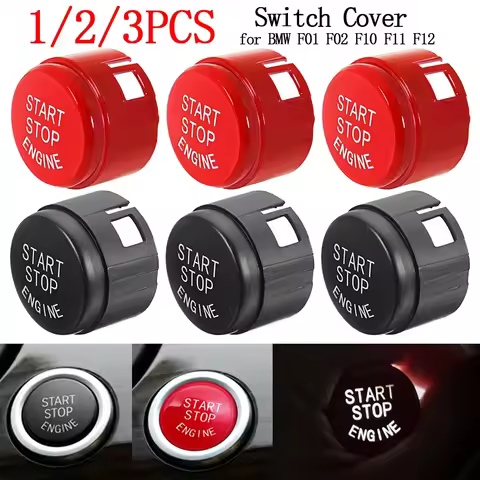 1/2/3PCS Auto Car Start Stop Engine Switch Button Cover for all the BMW F classis BMW F30 F10 F34 F1
