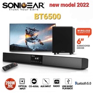 SonicGear TV Soundbar Subwoofer BT6500 / BT5500 Bluetooth 5.0 With Wireless Subwoofer / TV Sound Bar