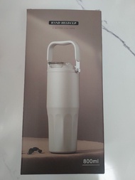 陶瓷塗層內膽手提保溫杯 800ml