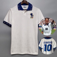 1994 Italy Retro Away Football Jersey Personalization Name Number