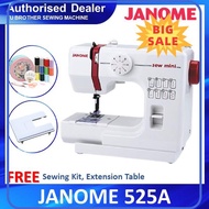 ⭐ [100% ORIGINAL] ⭐ Ready Stock Janome Mini Sewing Machine 525A  Mesin Jahit Mini  Mesin Jahit Janome  Janome Sewing Machine