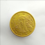 526 - Koin kuno Italia 10 Euro Cent "Birth of Venus" 2007