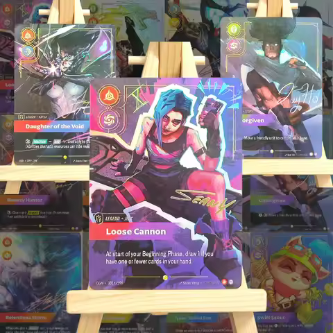 DIY Proxy Card Riftbound League of Legends Origins OGN Boss Bounty Hunter Swift Scout Loose Cannon U