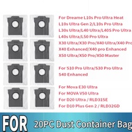 Dust Bag Parts For Dreame X30/X40/X50 Ultra X30/X50/X40 Pro L40 Ultra L10s Pro Ultra L30s Ultra Mova