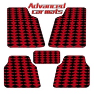 AOZI Washable Premium Carpet Car Mat Anti-Slip Carpet High Quality  Universal Automotive Floor Mats 