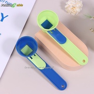 FAMY Coffee Scoop Funnel Measuring Spoon With Longer Handle Scoop Reusable Sliding Design Coffee Spo