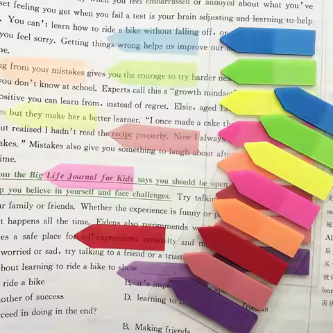 Fluorescence Self Adhesive Memo Pad Sticky Notes Bookmark Marker Memo Sticker Page Markers Sticky Ta